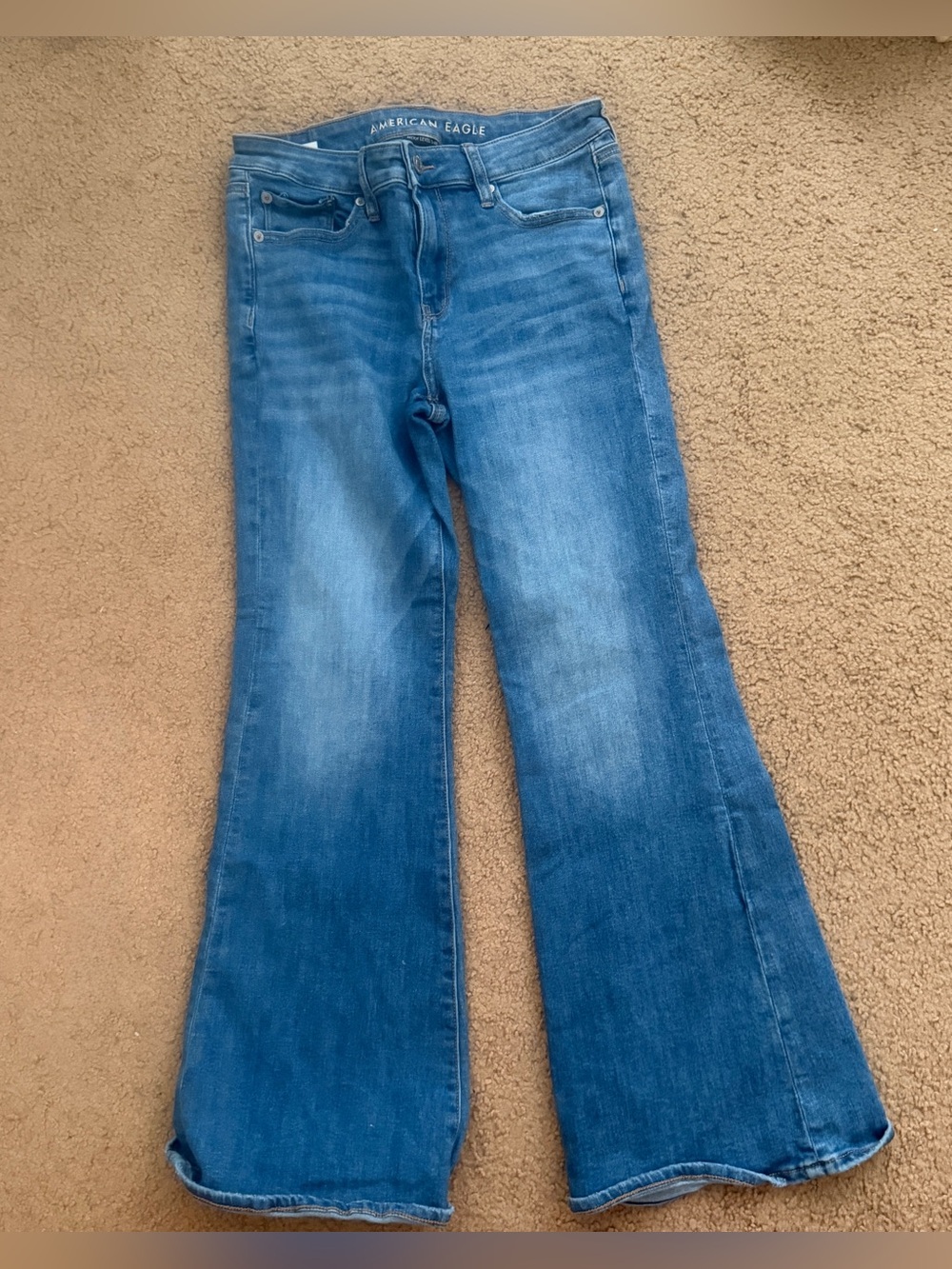 American Eagle Women's Low Rise Flare Jeans